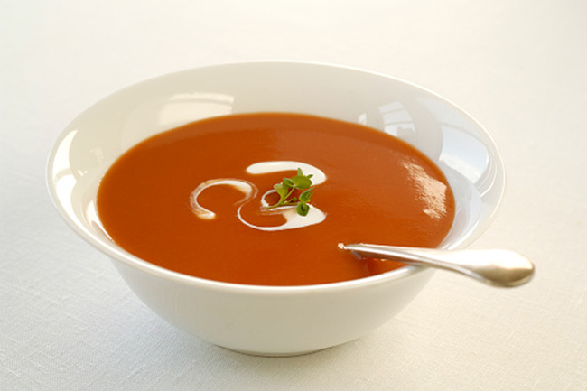 Томатный суп для сжигания жира и улучшения пищеварения