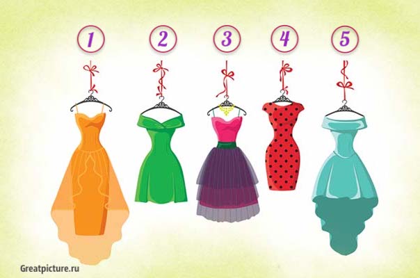 Тест. Выберите праздничное платье и узнайте, какой должна быть ваша вторая половинка!